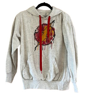 DC Comics Flash Hooded Sweatshirt Unisex Superhero Hoodie Size Medium Like New